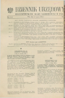 Dziennik Urzędowy Wojewódzkiej Rady Narodowej w Pile. 1984, nr 2 (20 marca)