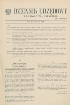 Dziennik Urzędowy Województwa Pilskiego. 1985, nr 2 (21 lutego)