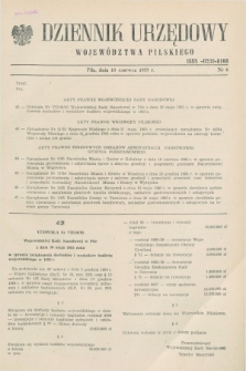 Dziennik Urzędowy Województwa Pilskiego. 1985, nr 6 (10 czerwca)