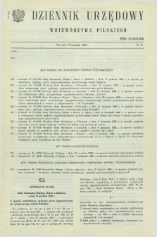 Dziennik Urzędowy Województwa Pilskiego. 1988, nr 16 (19 listopada)