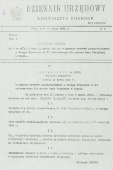 Dziennik Urzędowy Województwa Pilskiego. 1991, nr 3 (15 marca)