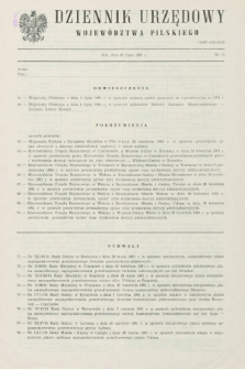 Dziennik Urzędowy Województwa Pilskiego. 1991, nr 10 (22 lipca)