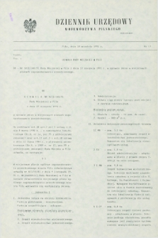 Dziennik Urzędowy Województwa Pilskiego. 1991, nr 13 (10 września)