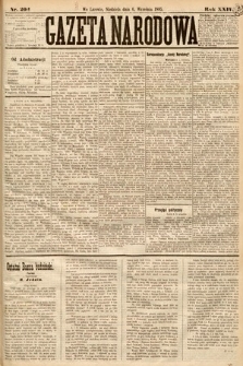 Gazeta Narodowa. 1885, nr 204