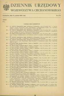 Dziennik Urzędowy Województwa Ciechanowskiego. 1985, nr 17 (31 grudnia)