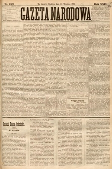 Gazeta Narodowa. 1885, nr 209