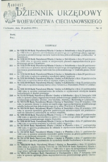 Dziennik Urzędowy Województwa Ciechanowskiego. 1989, nr 12 (20 grudnia)