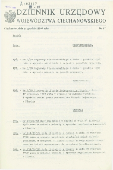 Dziennik Urzędowy Województwa Ciechanowskiego. 1990, nr 17 (14 grudnia)