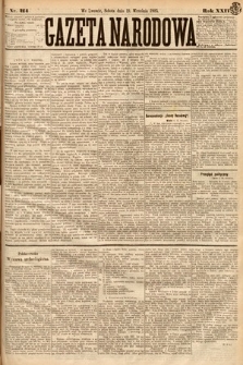 Gazeta Narodowa. 1885, nr 214