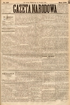 Gazeta Narodowa. 1885, nr 222