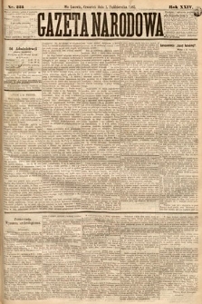 Gazeta Narodowa. 1885, nr 223
