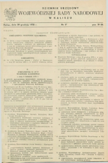 Dziennik Urzędowy Wojewódzkiej Rady Narodowej w Kaliszu. 1978, nr 5 (28 grudnia)