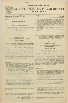 Dziennik Urzędowy Wojewódzkiej Rady Narodowej w Kaliszu. 1980, nr 3 (25 marca)
