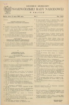 Dziennik Urzędowy Wojewódzkiej Rady Narodowej w Kaliszu. 1980, nr 5 (31 maja)