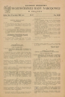 Dziennik Urzędowy Wojewódzkiej Rady Narodowej w Kaliszu. 1980, nr 8 (30 grudnia)