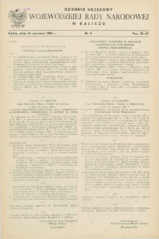 Dziennik Urzędowy Wojewódzkiej Rady Narodowej w Kaliszu. 1983, nr 4 (24 czerwca)