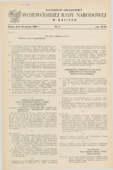 Dziennik Urzędowy Wojewódzkiej Rady Narodowej w Kaliszu. 1984, nr 2 (16 marca)
