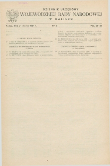 Dziennik Urzędowy Wojewódzkiej Rady Narodowej w Kaliszu. 1984, nr 3 (24 marca)