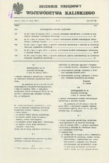 Dziennik Urzędowy Województwa Kaliskiego. 1991, nr 9 (24 lipca)