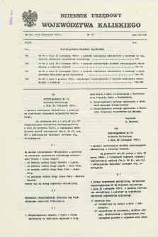 Dziennik Urzędowy Województwa Kaliskiego. 1991, nr 16 (23 grudnia)