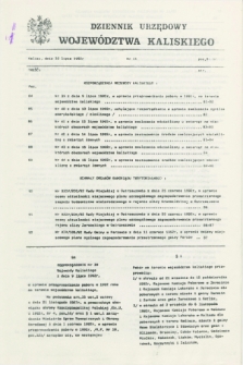 Dziennik Urzędowy Województwa Kaliskiego. 1992, nr 11 (30 lipca)