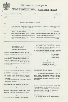 Dziennik Urzędowy Województwa Kaliskiego. 1992, nr 15 (10 września)