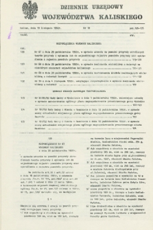 Dziennik Urzędowy Województwa Kaliskiego. 1992, nr 18 (19 listopada)