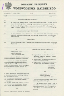 Dziennik Urzędowy Województwa Kaliskiego. 1992, nr 21 (11 grudnia)