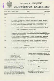Dziennik Urzędowy Województwa Kaliskiego. 1992, nr 22 (18 grudnia)