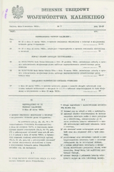 Dziennik Urzędowy Województwa Kaliskiego. 1993, nr 7 (8 kwietnia)
