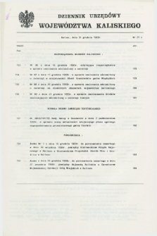 Dziennik Urzędowy Województwa Kaliskiego. 1993, nr 21 (31 grudnia)