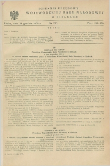 Dziennik Urzędowy Wojewódzkiej Rady Narodowej w Kielcach. 1970, nr 29 (31 grudnia)