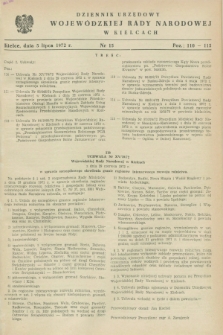 Dziennik Urzędowy Wojewódzkiej Rady Narodowej w Kielcach. 1972, nr 15 (5 lipca)