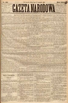 Gazeta Narodowa. 1885, nr 255