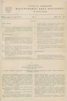 Dziennik Urzędowy Wojewódzkiej Rady Narodowej w Kielcach. 1975, nr 3 (24 maja)