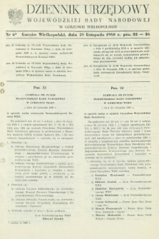 Dziennik Urzędowy Wojewódzkiej Rady Narodowej w Gorzowie Wielkopolskim. 1980, nr 6 (28 listopada)