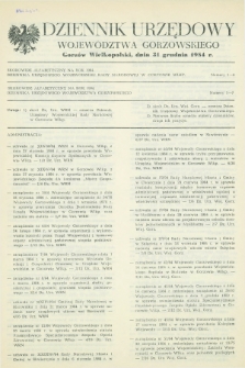 Dziennik Urzędowy Wojewódzkiej Rady Narodowej w Gorzowie Wielkopolskim. 1984, Skorowidz alfabetyczny Dziennika Urzędowego Wojewódzkiej Rady Narodowej w Gorzowie Wielkopolskim i Dziennika Urzędowego Województwa Gorzowskiego (31 grudnia)