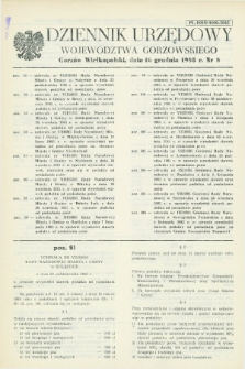 Dziennik Urzędowy Województwa Gorzowskiego. 1985, nr 8 (16 grudnia)
