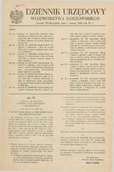 Dziennik Urzędowy Województwa Gorzowskiego. 1988, nr 6 (7 marca)