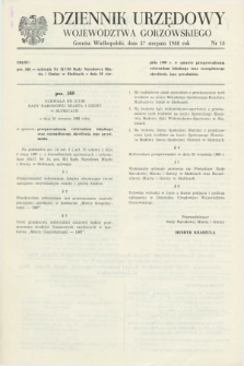 Dziennik Urzędowy Województwa Gorzowskiego. 1988, nr 18 (27 sierpnia)