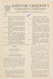 Dziennik Urzędowy Województwa Gorzowskiego. 1989, nr 3 (14 lutego)