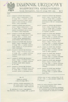 Dziennik Urzędowy Województwa Gorzowskiego. 1990, nr 5 (26 lutego)