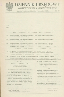 Dziennik Urzędowy Województwa Gorzowskiego. 1990, nr 27 (3 grudnia)