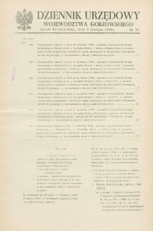 Dziennik Urzędowy Województwa Gorzowskiego. 1990, nr 31 (7 grudnia)