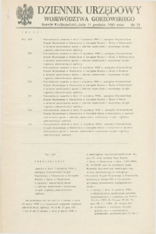 Dziennik Urzędowy Województwa Gorzowskiego. 1990, nr 33 (11 grudnia)