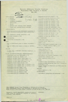 Dziennik Urzędowy Wojewódzkiej Rady Narodowej w Sieradzu. 1982, Skorowidz alfabetyczny