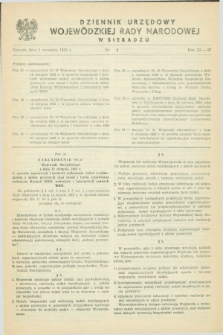 Dziennik Urzędowy Wojewódzkiej Rady Narodowej w Sieradzu. 1982, nr 4 (2 września)