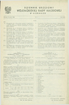 Dziennik Urzędowy Wojewódzkiej Rady Narodowej w Sieradzu. 1983, nr 2 (15 marca)