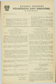Dziennik Urzędowy Wojewódzkiej Rady Narodowej w Sieradzu. 1983, nr 7 (8 sierpnia)