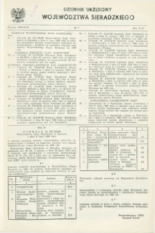 Dziennik Urzędowy Województwa Sieradzkiego. 1986, nr 7 (20 sierpnia)